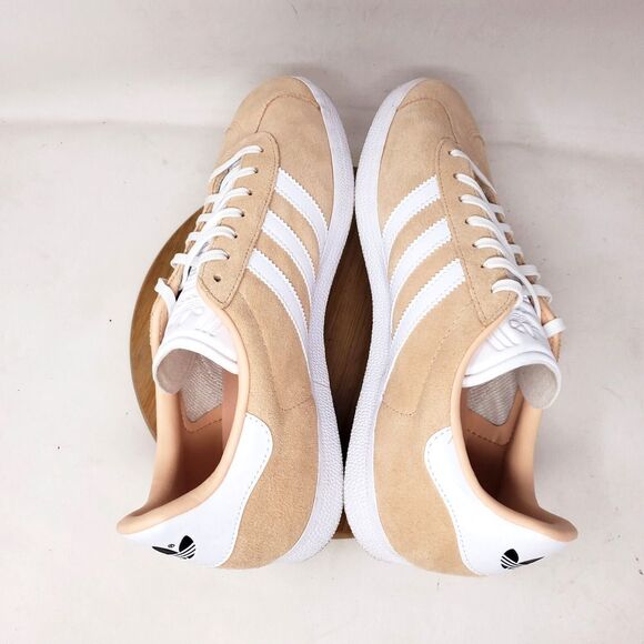 adidas Gazelle Shoes Womens 10.5 Halo Blush Suede Sneaker Lace Up Low Soccer - Picture 11 of 14